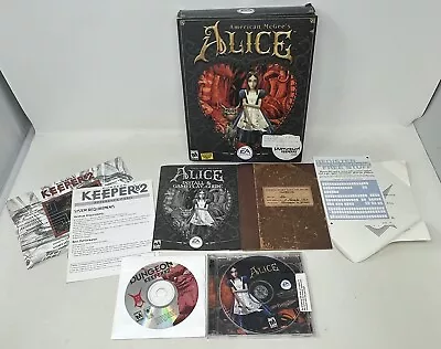 American McGee's Alice With Dungeon Keeper 2 Special Bundle Big Box W/ Manuals • $129.98