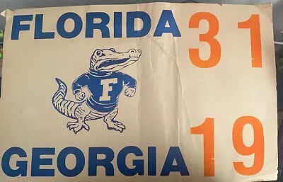 Florida Gators Vs Georgia Bulldogs 11/8/1986 ORIGINAL College Football Poster • $19.99