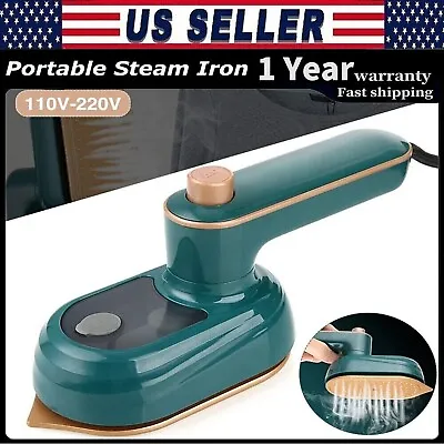 Mini Portable Micro Steam Iron Machine Steamer Handheld Garment Clothes Ironing • $15.85