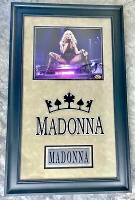 MADONNA Autographed Hand Signed Framed Sticky & Sweet Tour 8 X10  Photo • $511.39