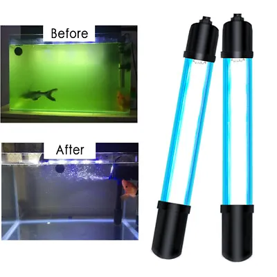 Aquarium Fish Tank Pond UV Steriliser Light Water Clean Lamp Submersible - • £16.64