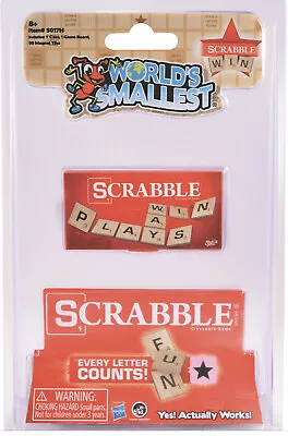 World's Smallest SCRABBLE Board Game MAGNETIC LETTERS Toy Doll House Miniature • $9.95