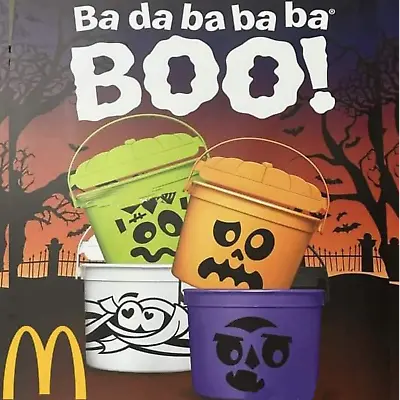 McDonald's 2023 Halloween Bucket Pail Boo Buckets / Pails (Select) TOYS Or Set • $6.99