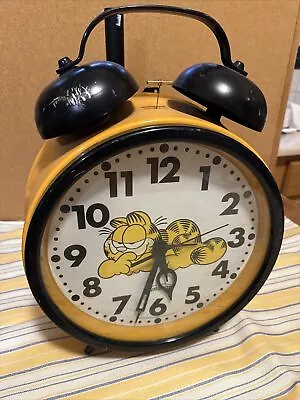 Large Vintage Garfield Clock Untested  • $40