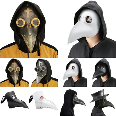 £15.59 • Buy Doctor Plague Bird Face Mask Long Nose Beak Halloween Cosplay Costume Steampunk,