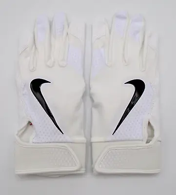 Nike Hyperdiamond 2.0 Batting Gloves Adult Womens Medium White/Black • $22.45