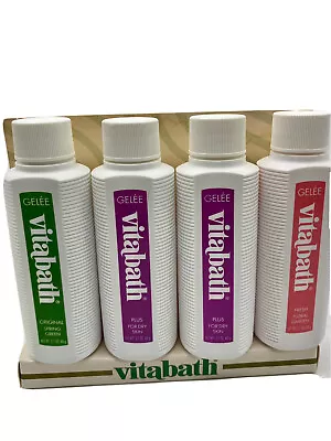 VTG Vitabath Shower Bath Gelee Sampler Pack Dry Skin Spring Green Floral Garden • $44.99