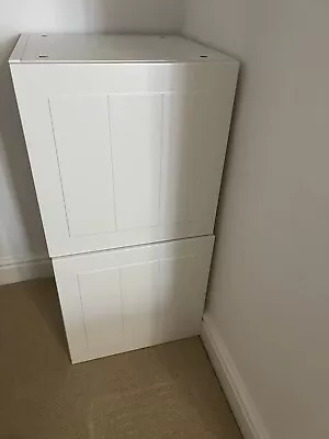 IKEA Metod Kitchen Wall Cabinet X 2 With White Stensund Doors NEW • £19.99