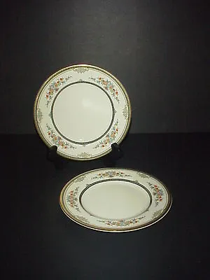 Minton Stanwood Bread & Butter Plates Gold Trim • $24.95