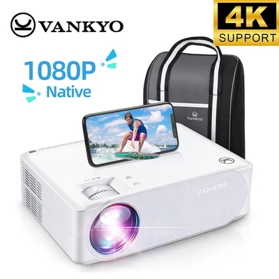 $139.99 • Buy VANKYO 4K Home Theater Projector LED 10000 Lumens Video FHD 1080P Movie Cinema