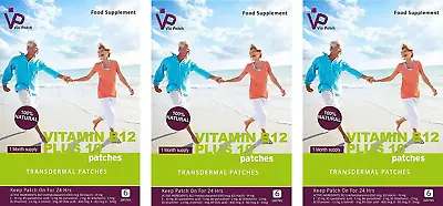 Vitamin B12 Plus 10 Patches 18 Patches • £34.62