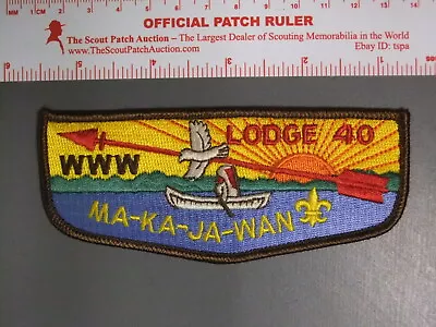 Boy Scout OA 40 Ma-ka-ja-wan Flap 1372NN • $8.88