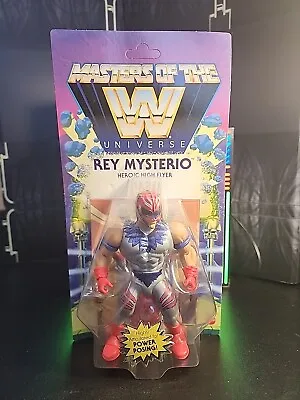 Masters Of The WWE Universe REY MYSTERIO Action Figure MOTU  2021 Unpunched • $29.95