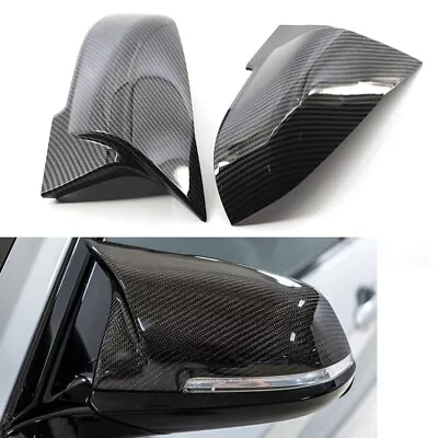 Rearview Mirror Cover Caps For BMW 1 2 3 4 Series X1 M2 I3 I3S 1 Pair • $31.18