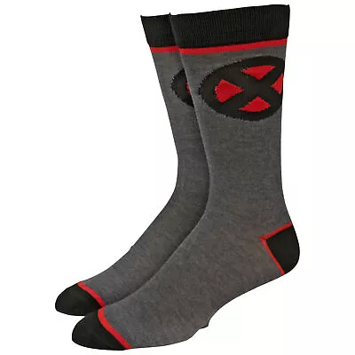 Marvel X-Men Symbol Crew Socks Grey • $9.99