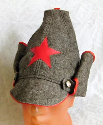 £13.50 • Buy Russian Red Army Hat Old Style Wool Budenovka Headwear M-L-XL USSR Red Star New