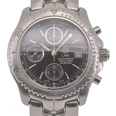 TAG HEUER Link Chronograph CT5111.BA0550 Date Automatic Men's Watch N#128926 • $769.30