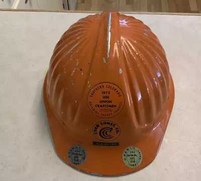 Vintage AO Aluminum Hard Hat 1960’s American Optical • $19.99