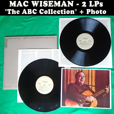 Mac Wiseman LPs  The ABC Collection  ©1977 Records + Photo 🎸 NEW & Unplayed • $9.99