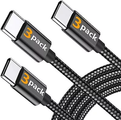 3Pack 3/6/10Ft USB To Type-C Cable Fast Charger Charging Data Sync Cord • $4.59