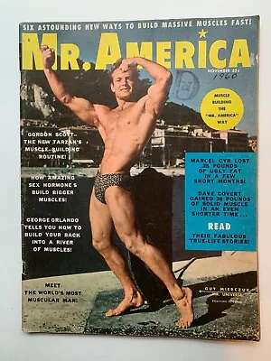 Mr. America Magazine November 1960 - Guy Mierczuk Body Building Beefcake • $12.95
