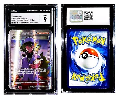 N #105a/124 ✨ 2017 Premium Trainers XY Collection ✨ Full Art Holo ✨ CGC Mint 9 • $109.95