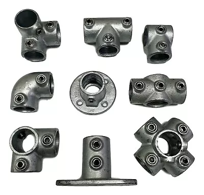 £11.50 • Buy Q Clamp Galvanised Handrail Fittings - Size D 48.3mm Tube - Scaffold Key Clamp