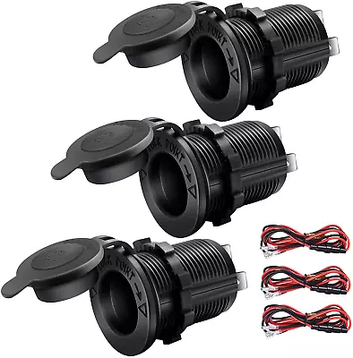 12V Cigarette Lighter Socket Car Marine Motorcycle ATV RV Lighter Socket Power O • $23.43