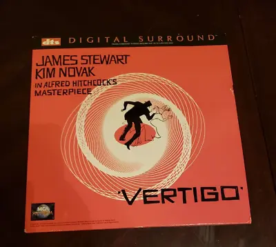 Vertigo (1958) Laserdisc LD DTS THX Master Disc. Alfred Hitchcock. James Stewart • $38