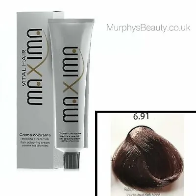 £6.95 • Buy Maxima Professional Hair Colour (100ml) (6.91 Ice Chestnut Dark Blonde)