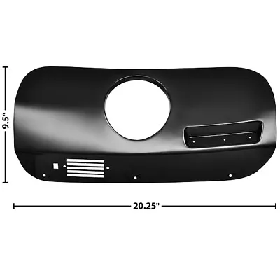 $165.90 • Buy 1969 1970 Mustang New Dash Trim Cover W/ Clock Hole Right Dynacorn - M3548EB