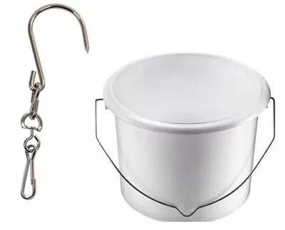 2.5 L Plastic Buckets Tubs Paint Kettle & Handle For Paint Craft Container Pots • £26.49