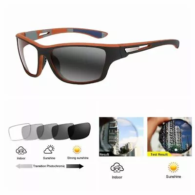 Men Women Cycling Sport Bifocal Transition Photochromic Reading Glass +1.0~+3.0 • $21.99