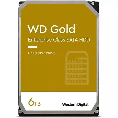 Western Digital 6TB 3.5  WD Gold Enterprise Class SATA HDD Internal Hard Drive • $476.46