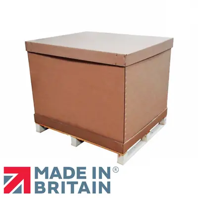 Pallet Box Strong Cardboard Shipping Container Double Wall Euro / UK Sizes Etc • £155.09