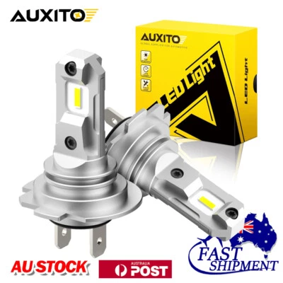 2x H7 Super Bright LED Headlight Bulbs Conversion Kit High Low Beam 6500K White • $35.99