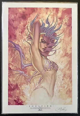 SOULFIRE 13X19 COVER C MICHAEL TURNER #1 RETAL EXCL SIGNED PRINT #33/75 W/COA • $45