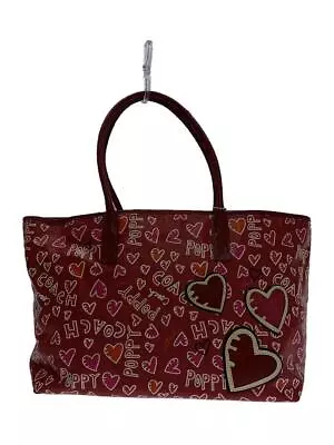 COACH Tote Bag_Poppy_Print Canvas Red Print • $92.44