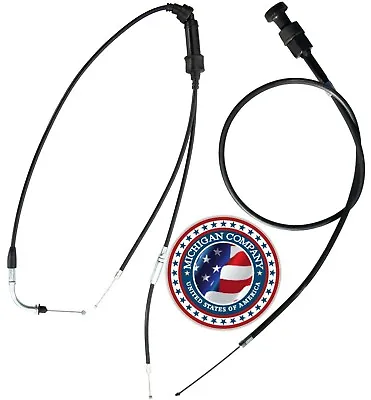 Fits Yamaha PW 50 PW50 Throttle Gas Accelerator Cable Pull Choke Cable 1981-2002 • $21.99