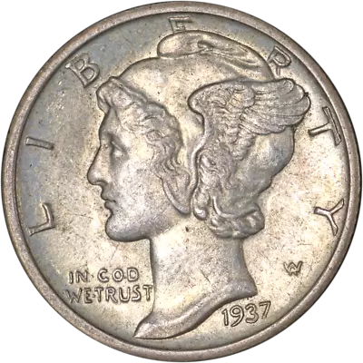 1937-D Mercury Dime Great Deals From The Executive Coin Company • $23