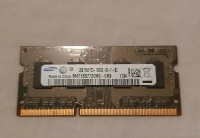 MacBook A1278 Laptop Ram Samsung 2GB Memory PC3-10600S-09-11-B2 M471B5773DH0-CH9 • $5.13