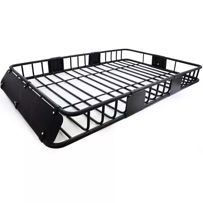 Fit Ford 61  Roof Rail Rack Basket Cross Bars Top Mount Cargo Carrier Extension • $169.75