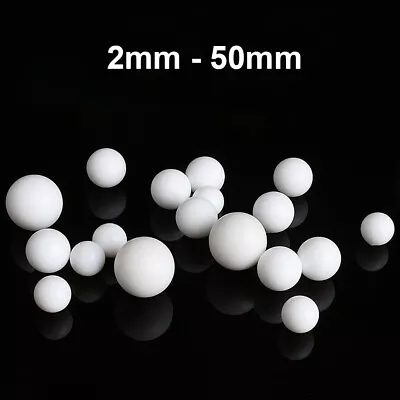 White Plastic Delrin Solid Polyoxymethylen Balls POMCelcon Ball Metric 2mm-50mm • $2.63