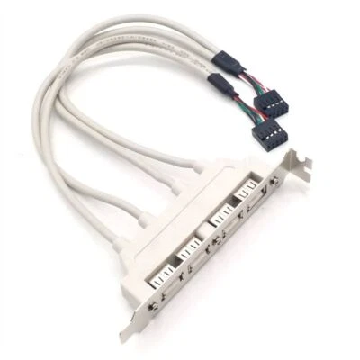 $13.99 • Buy Computer Rear USB2.0 Mainboard Header Extension Cable 4 Port USB Header Cable