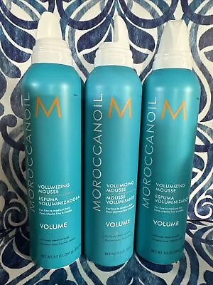 MOROCCANOIL Volumizing Mousse 8.5 Oz *SET OF 3 *Free & Fast Shipping • $76.95