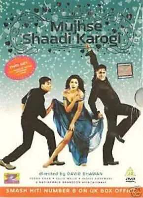 Muhjse Shaadi Karogi DVD (2004) Salman Khan Dhawan (DIR) Cert PG Amazing Value • £2.72
