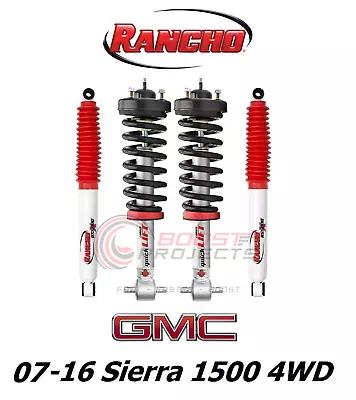 Rancho Front Leveling Struts & RS5000X Rear Shocks For 07-16 Sierra 1500 4WD • $564.82