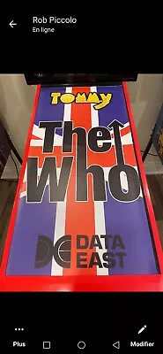 Pinball Cover Protection Glass Tommy The Who Data East  • $70.20