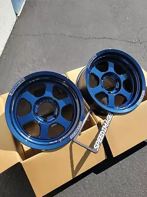 4x Rays Volk Racing Te37xt M-spec Mag Blue 17x8.5 -10 6x139 Set Of 4 Wheels • $3632