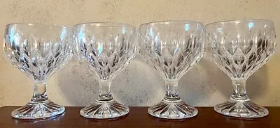 Echt Bleikristall German Lead Crystal Goblets Stemware Glasses Set Of 4 • $39